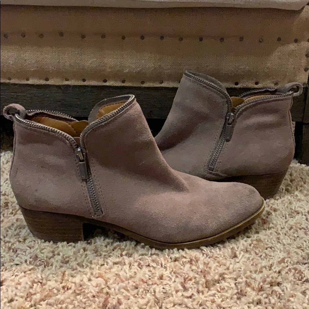 Lucky Brand Suede Booties